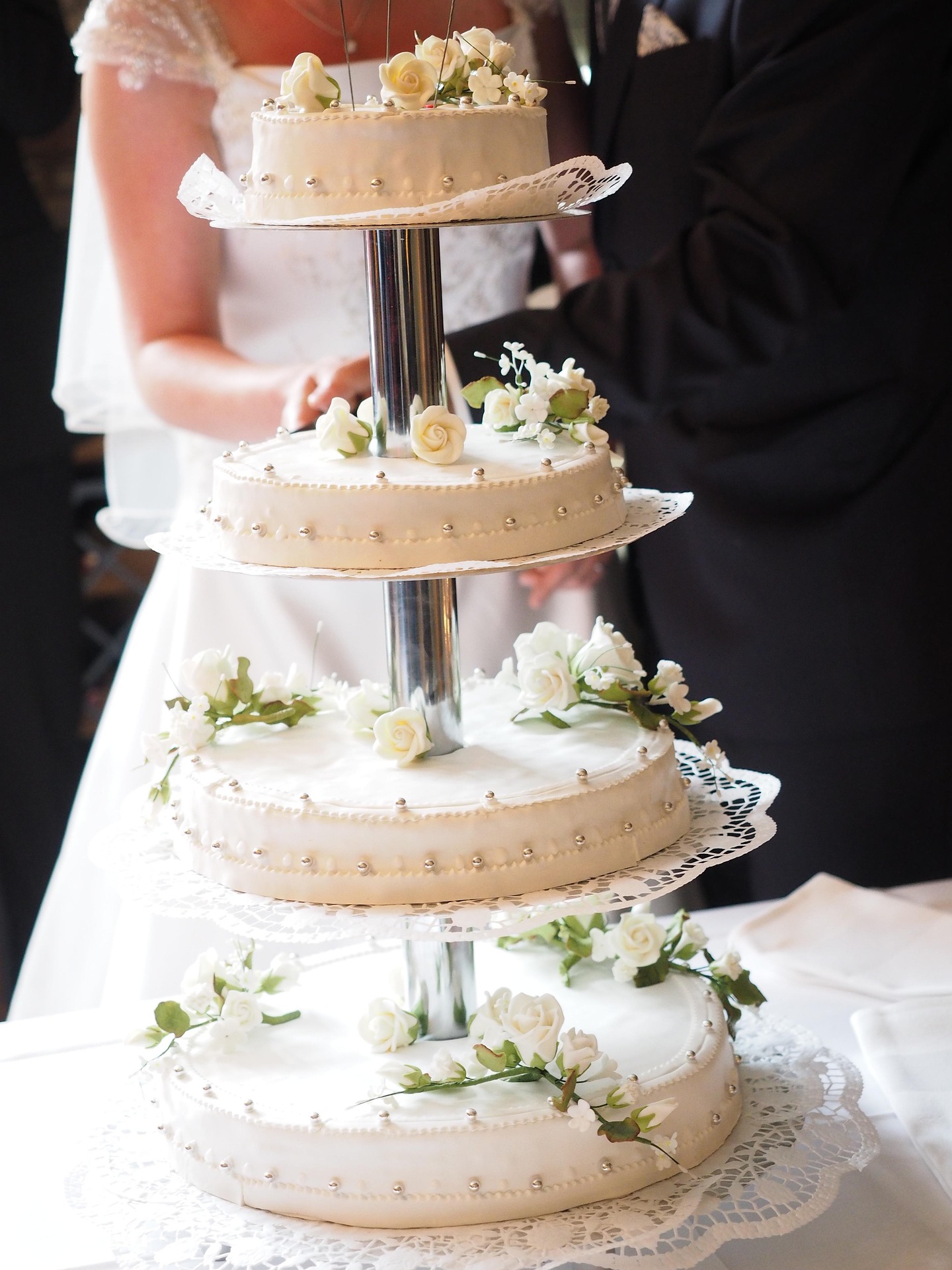 Hochzeitstorte schlicht