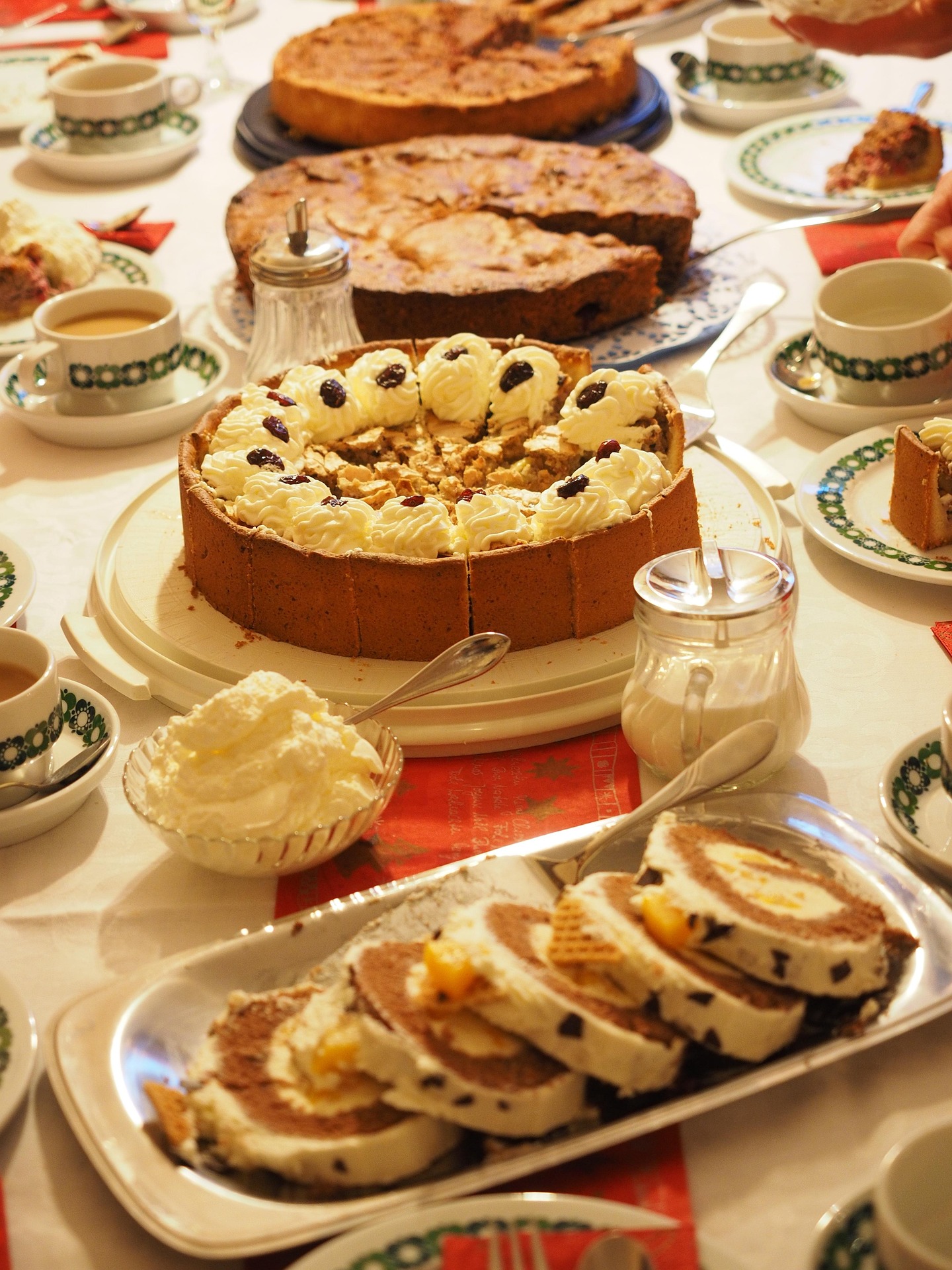 Catering und Café-Atmosphäre am Tag